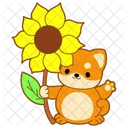 Girasol Planta Jardineria Icono