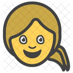 Girl Emoji Icon