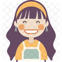 Grinning Girl  Icon