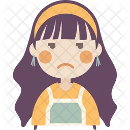 Annoyed Girl  Icon