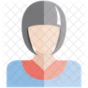 Woman Profile Face Icon