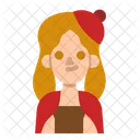 Girl Little Red Riding Hood Icon