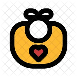 Girl bib  Icon
