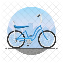 Girl Bike  Icon