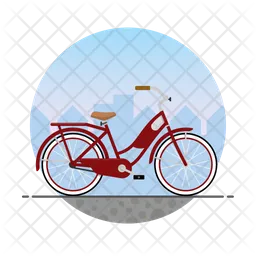 Girl Bike  Icon