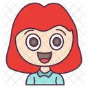 Girl Character  Icon