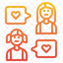 Girl Chat Sibling Message Icon