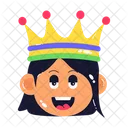 Girl Crown  Icon