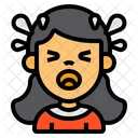 Girl Crying  Icon