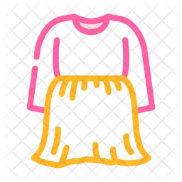 Girl Dress  Icon
