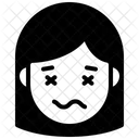 Girl Face  Icon