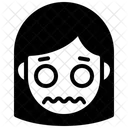 Girl Face  Icon