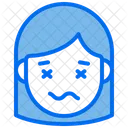 Girl Face  Icon