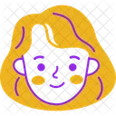 Girl Face  Icon