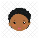 Girl Face  Icon