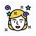 Girl Face  Icon