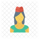 Girl Face Human Icon