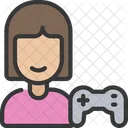 Girl Gamer  Icon