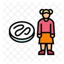 Kid Girl Helminth Icon