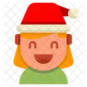 Girl Christmas Kid Icon