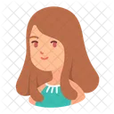 Girl Face Female Icon