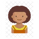 Girl Face Avatar Icon