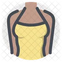 Girl Dress Figure Icon