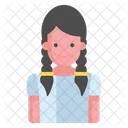Young Girl Teen Girl Female Icon