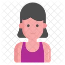 Young Girl Teen Girl Female Icon