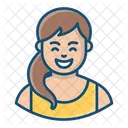 Girl Happy Girl Female Icon