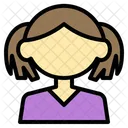 Girl Lifestyle People Icon