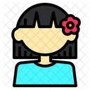 Girl Lifestyle People Icon