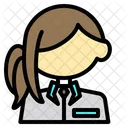Girl Lifestyle People Icon