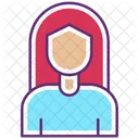Woman Day Line Icons Icon