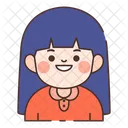 Girl Woman Asian Icon