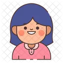 Girl Woman South East Asian Icon