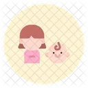 Kids Girl Character Icon