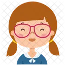 Girl Girl Child Icon