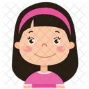 Girl Child Children Icon