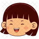 Girl Face Expression Icon