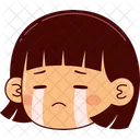 Girl Face Expression Icon