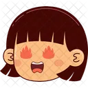 Girl Face Expression Icon