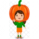 Pumpkin Illustration Cartoon Icon
