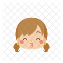 Girl Kiss Smile Icon