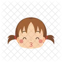 Girl Kiss Smile Icon