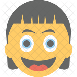 Girl Laughing Icon