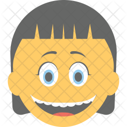 Girl Laughing Icon