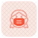 Girl Laughing Emoji With Face Mask Emoji Icon
