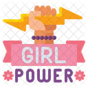 Girl Power Female Woman Icon