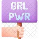 Girl Power Female Woman Icon